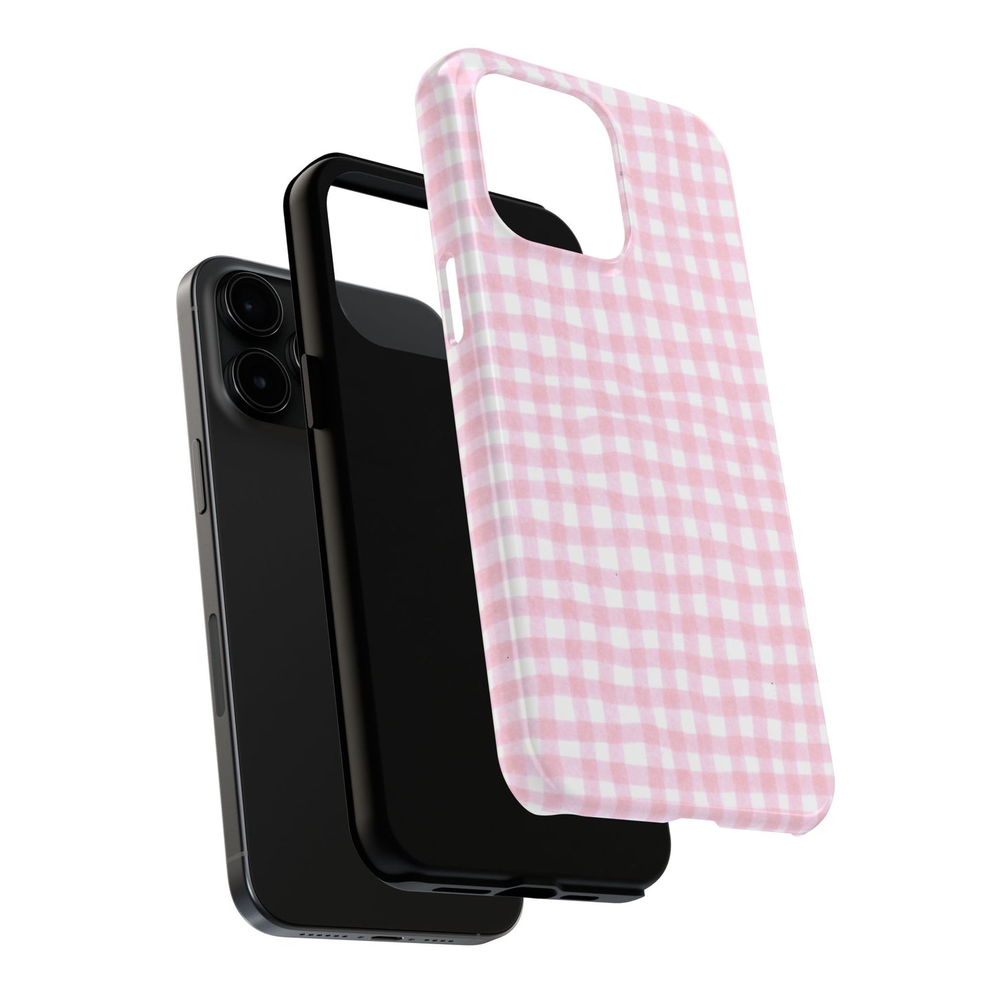 Wonky Chipper Check Pink Phone Case