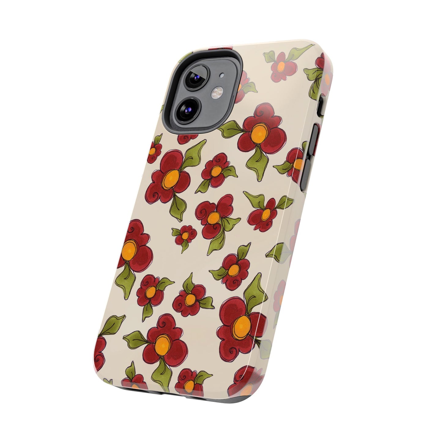 Chili Pepper Daisies Phone Case