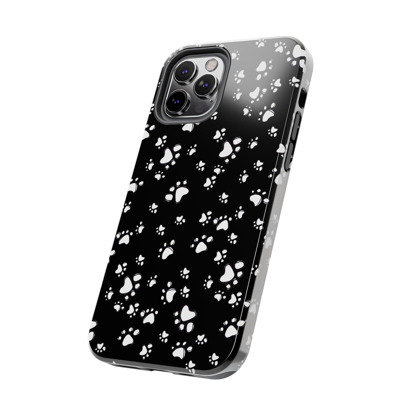 Paw Flakes Black Phone Case