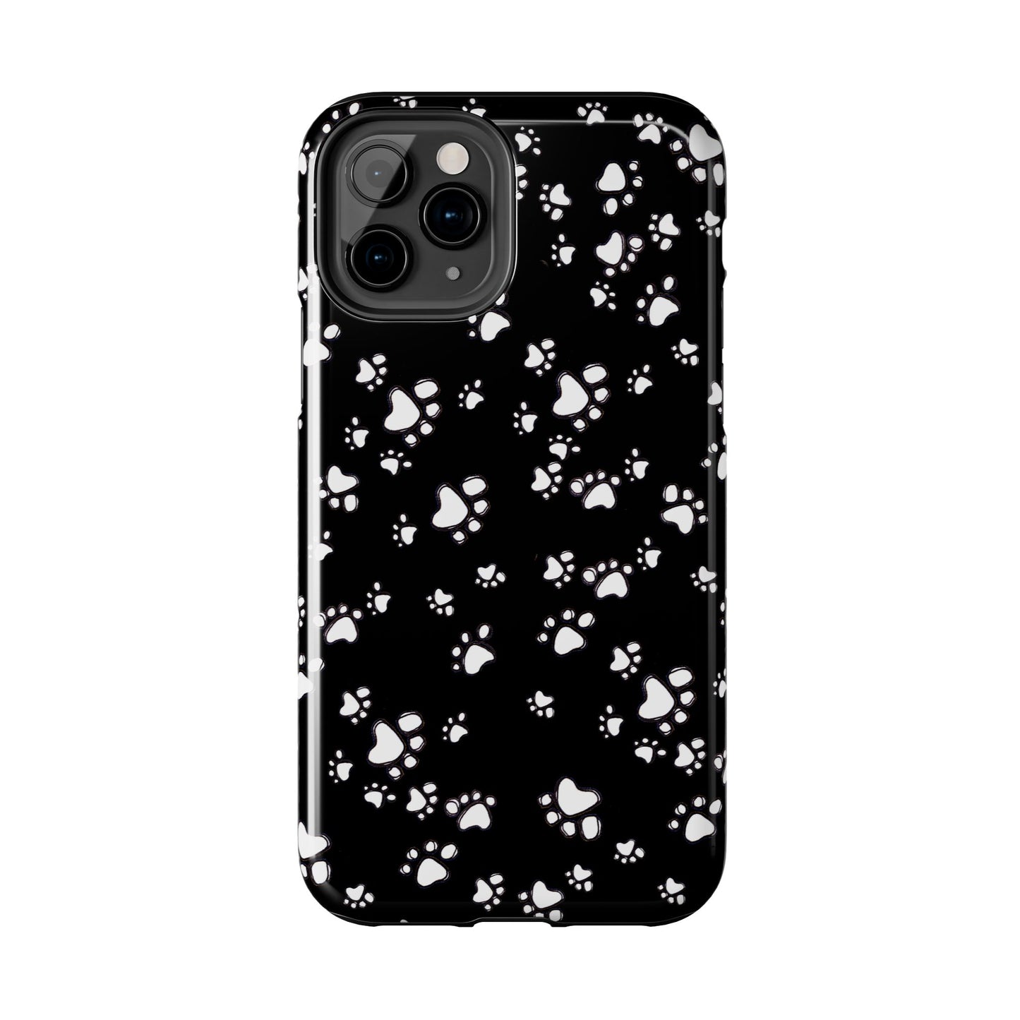 Paw Flakes Black Phone Case