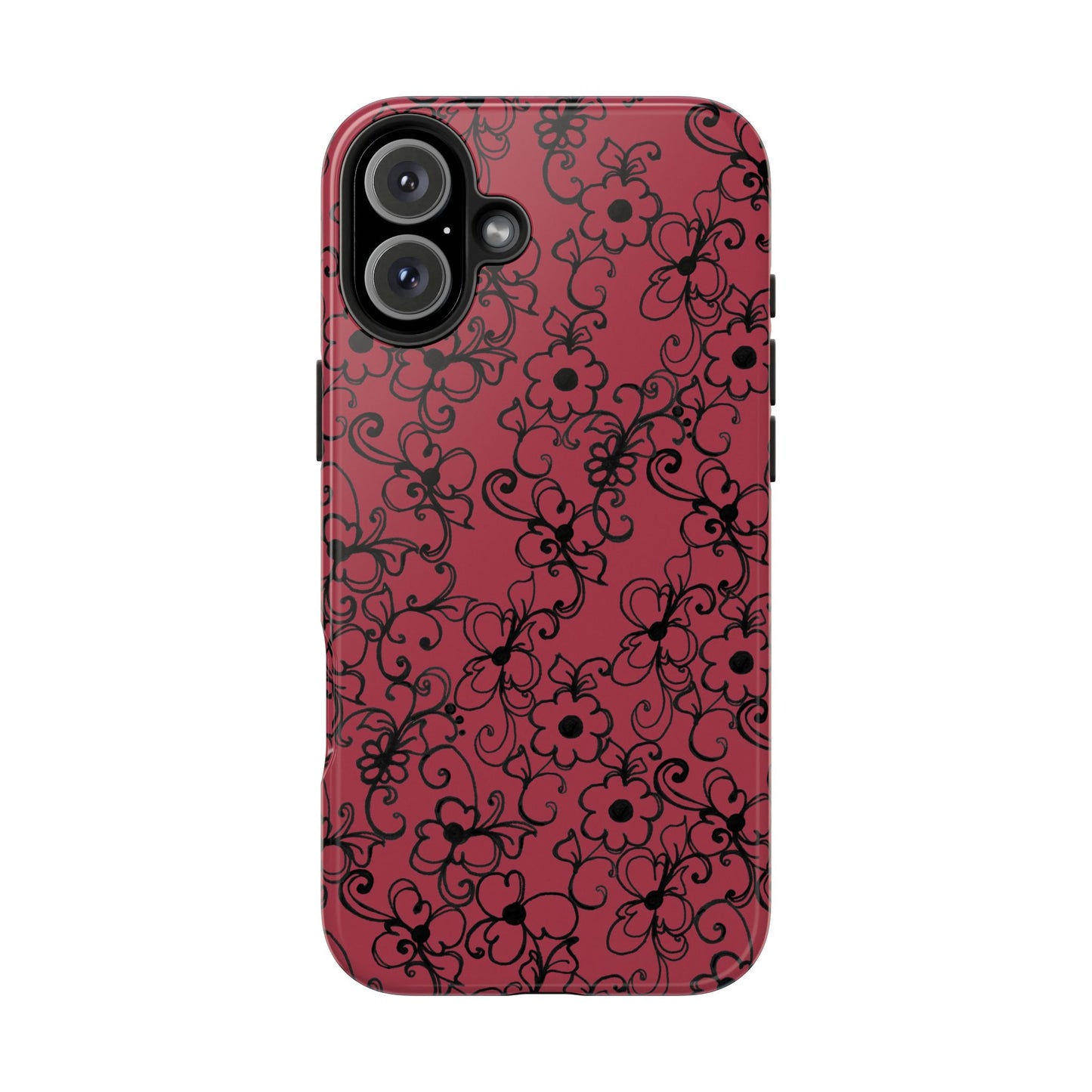 Daisy Jungle Red Phone Case