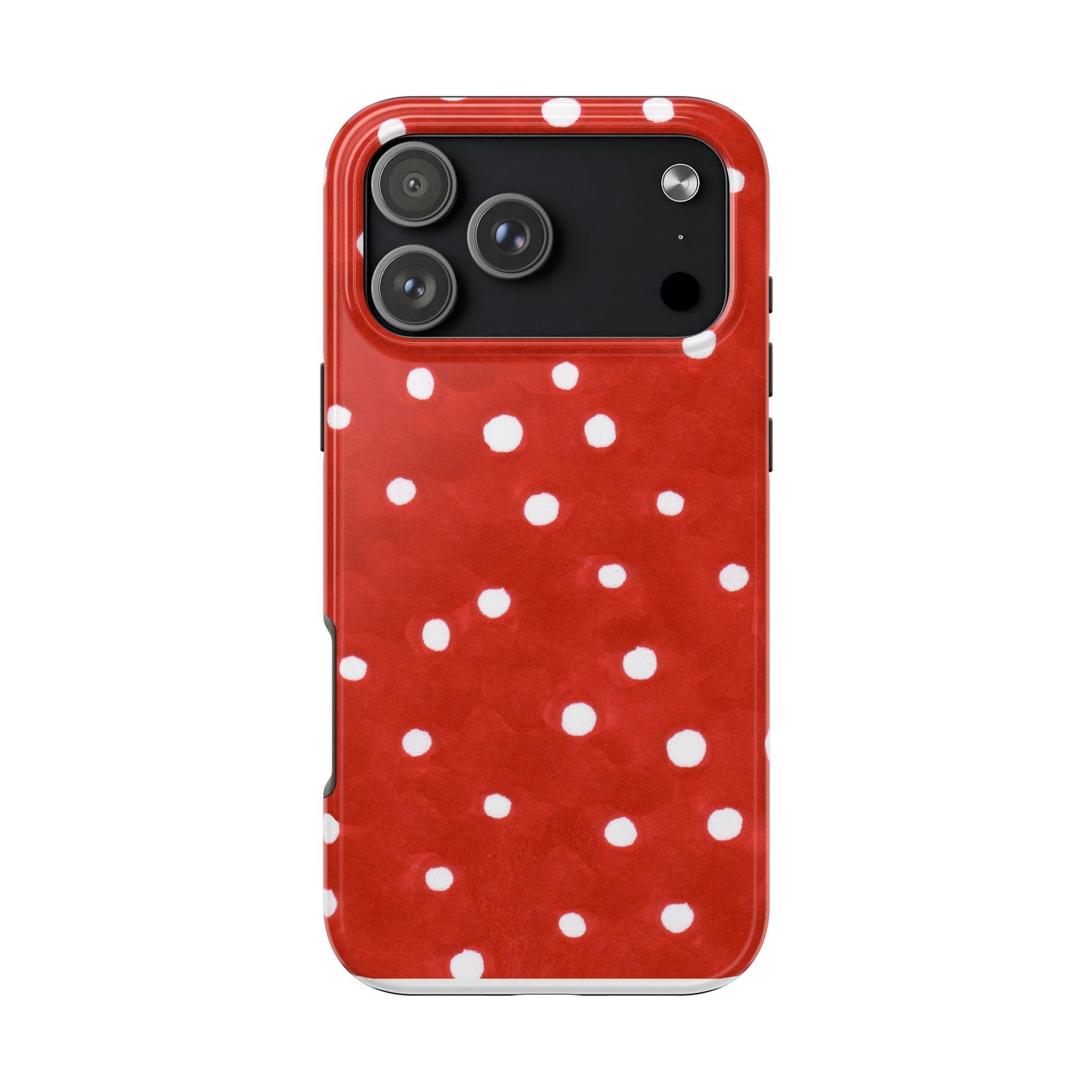 Dots Red Phone Case