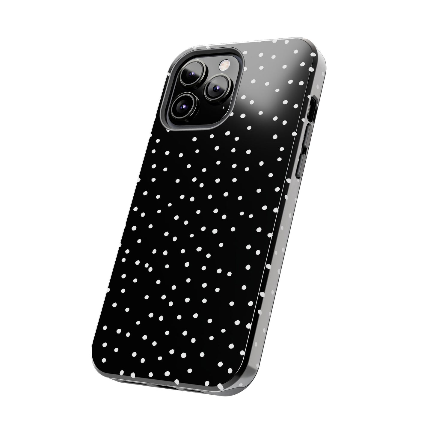 Dinky Dots Black / White Phone Case
