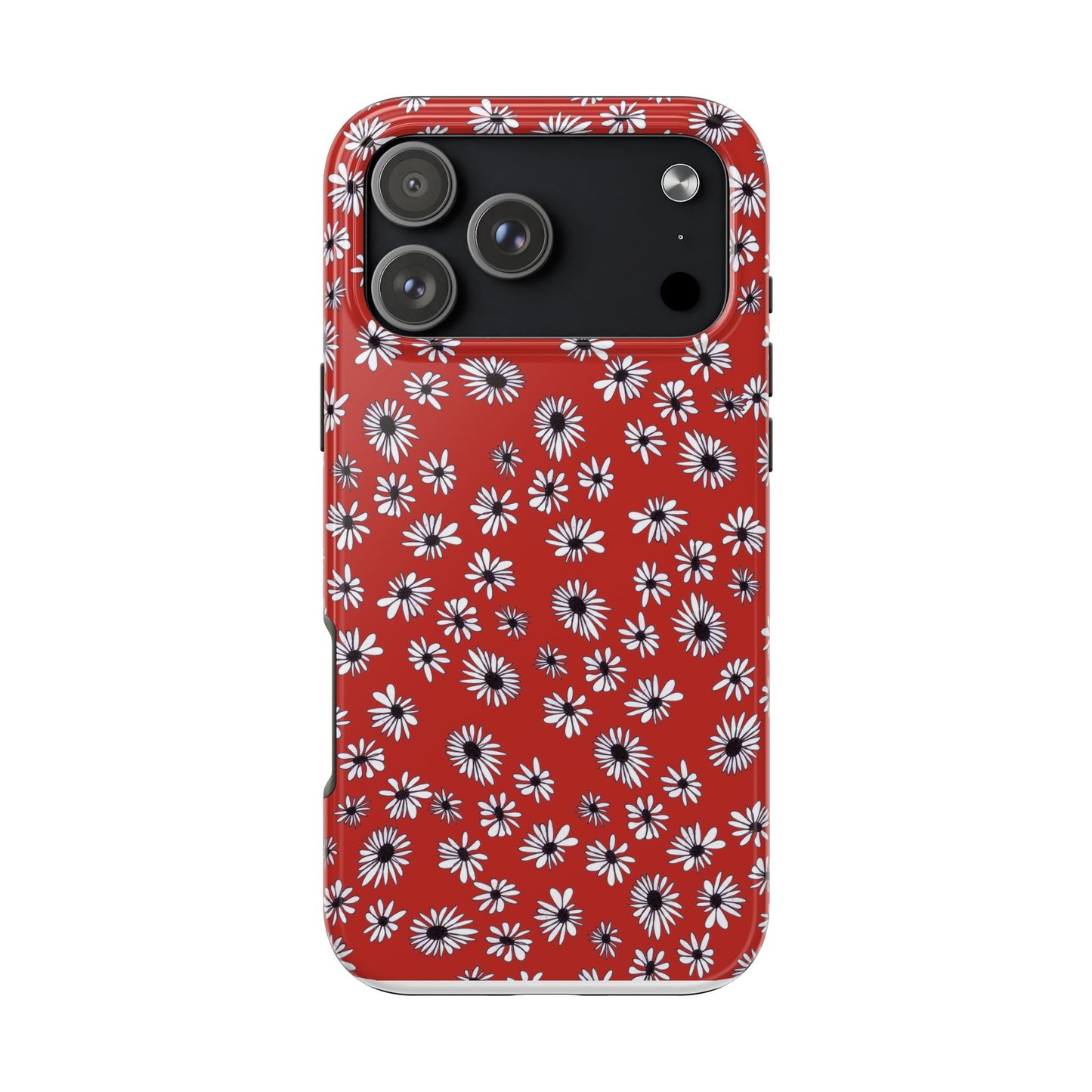 Random Daisy Red / White Phone Case