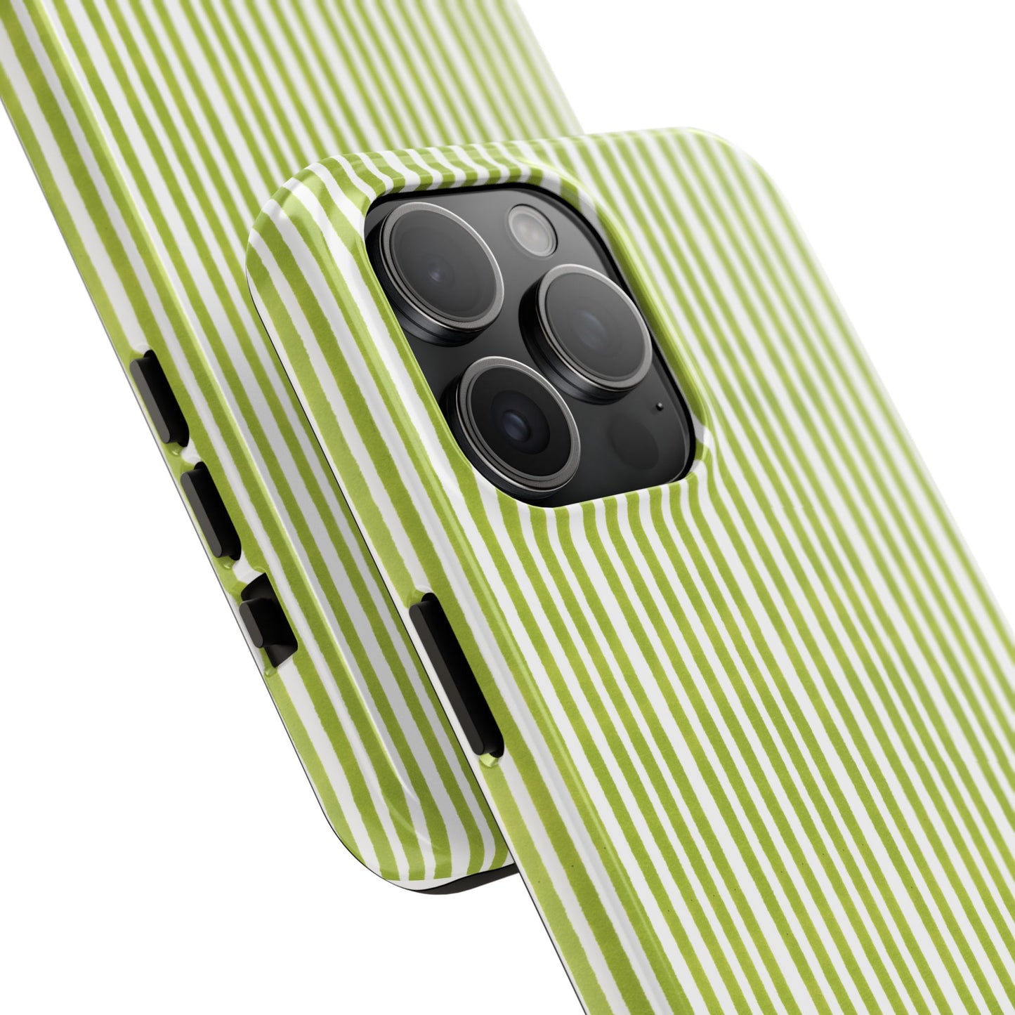 Lazy Stripe Lime Phone Case