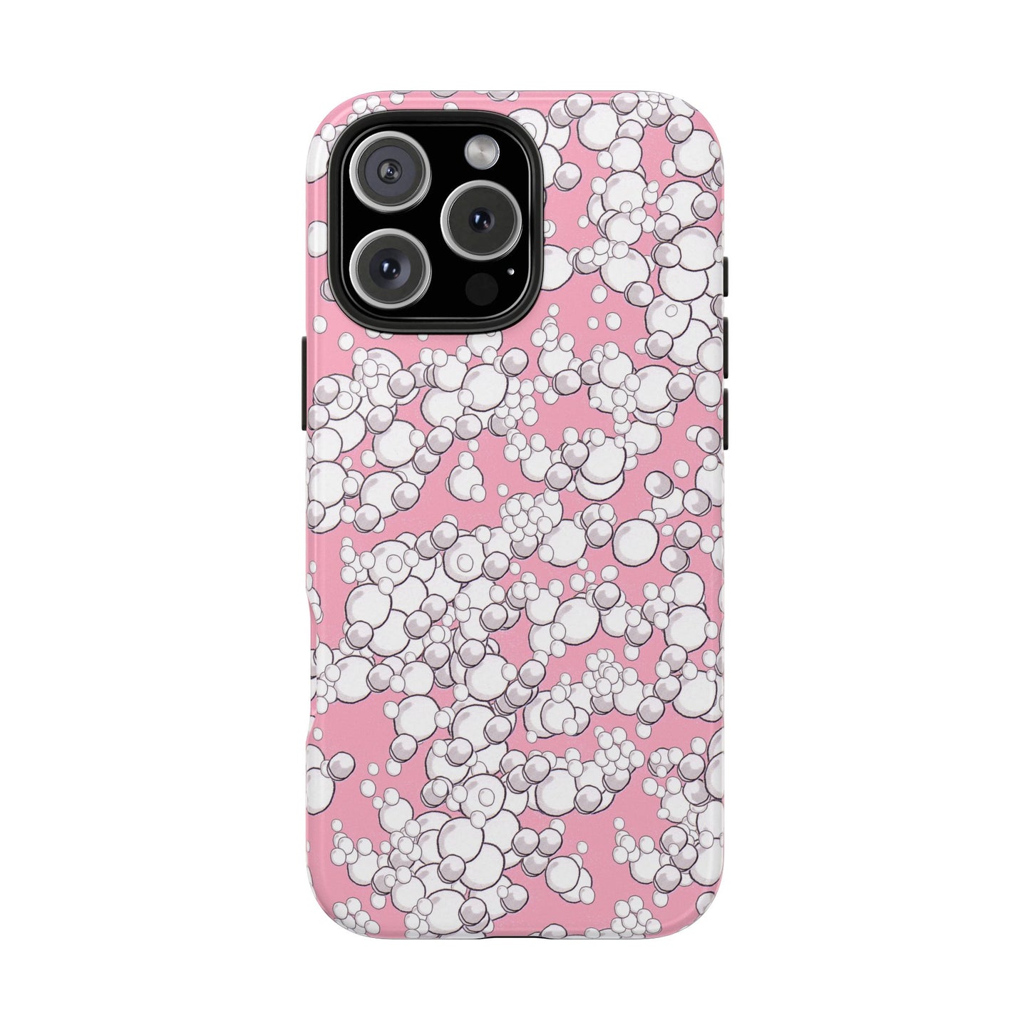 Bubble Dots Pink Phone Case
