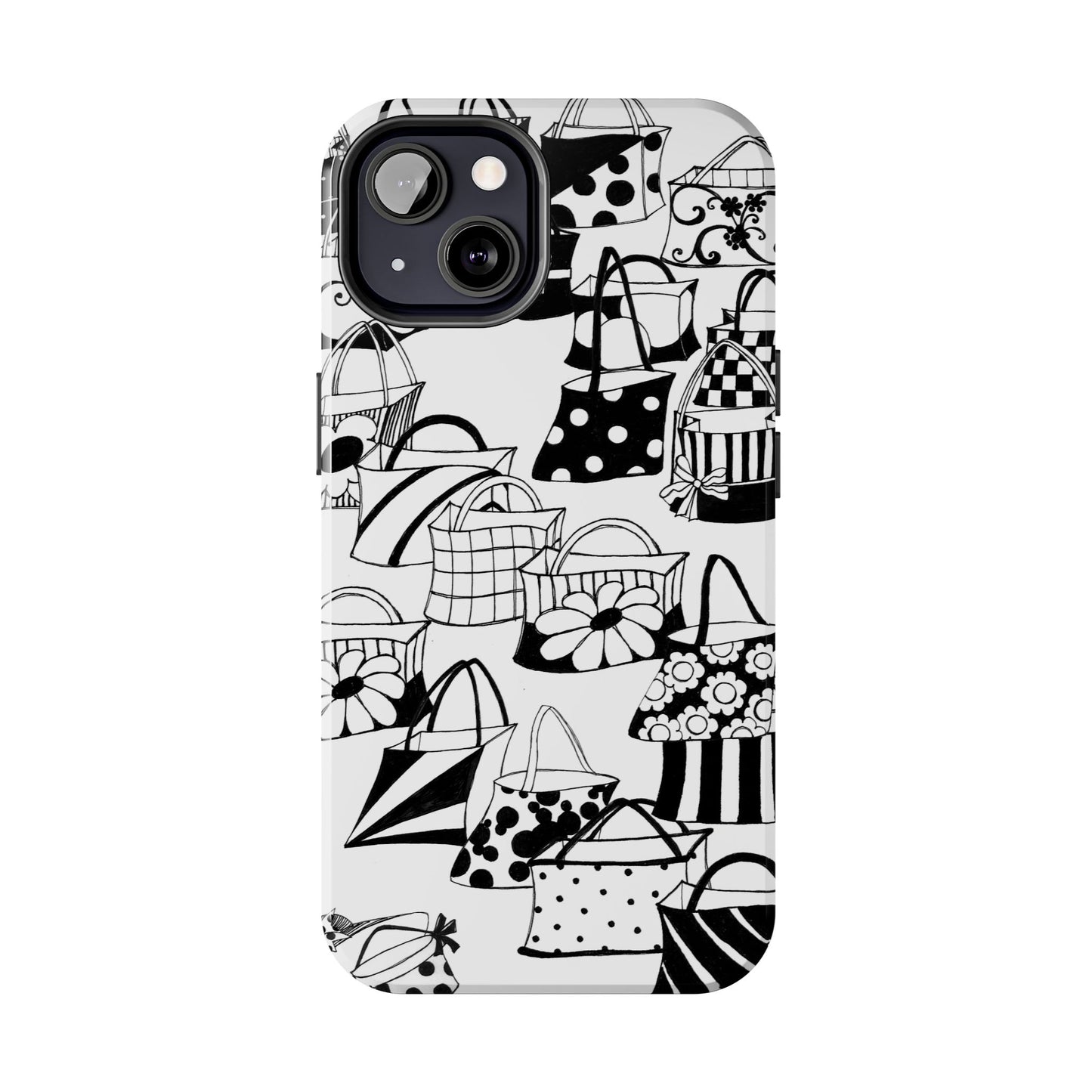 Totes White / Black Phone Case