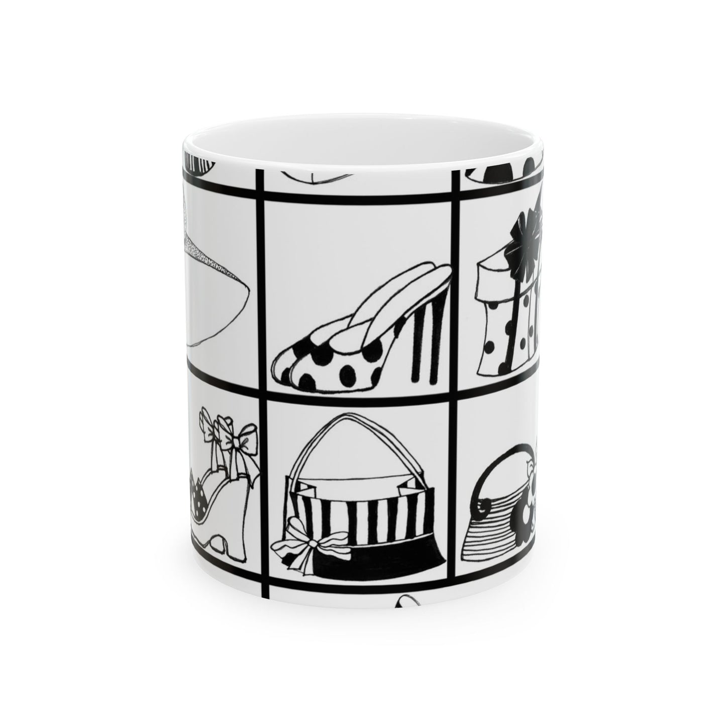 Her Shelves White Cup