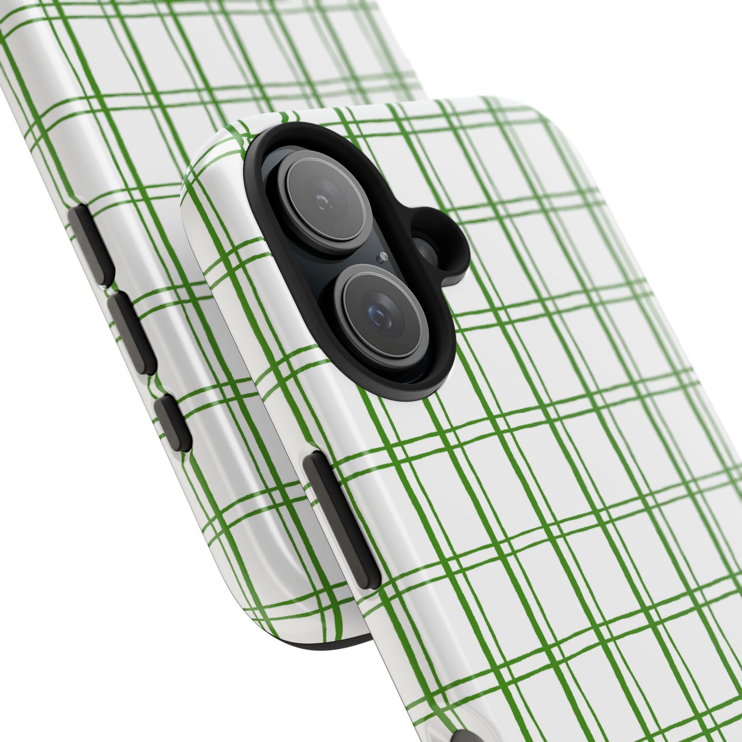 Kitchen Plaid White / Green Phone Case