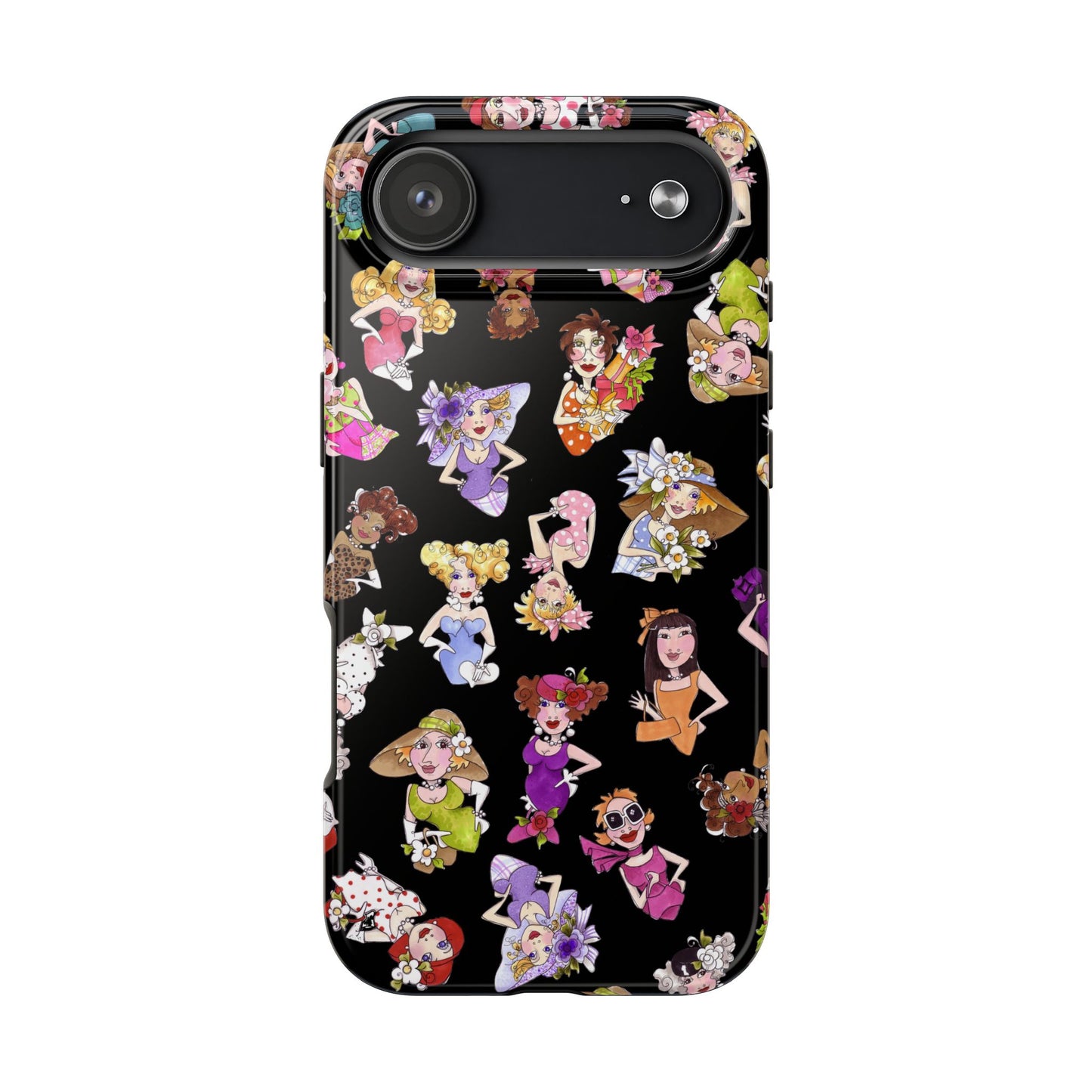 Fast Women Tossed Black Phone Case