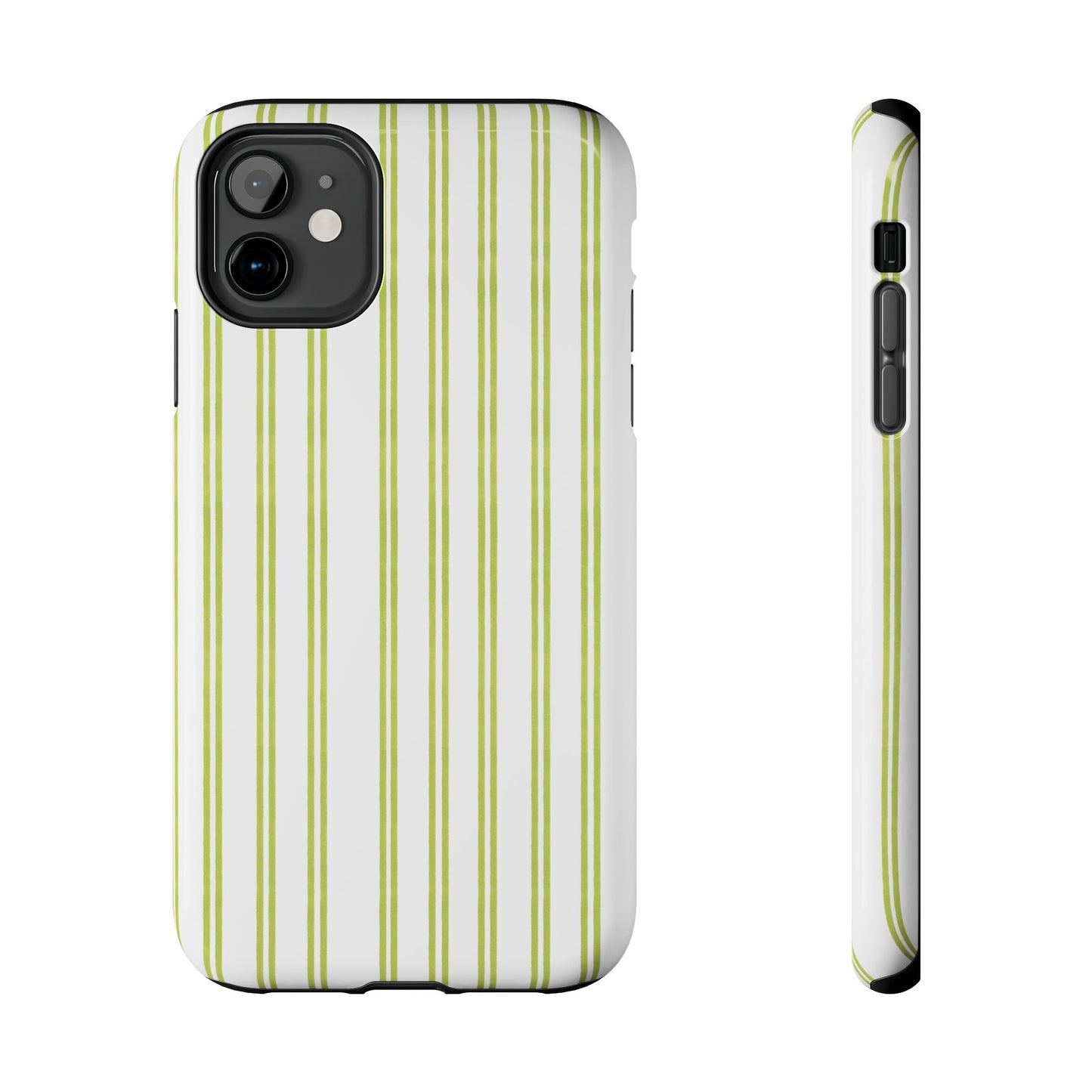 Green Double Stripe Phone Case