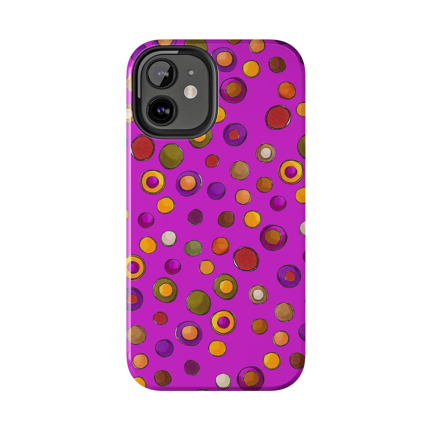 Double Dot Fuchsia Phone Case