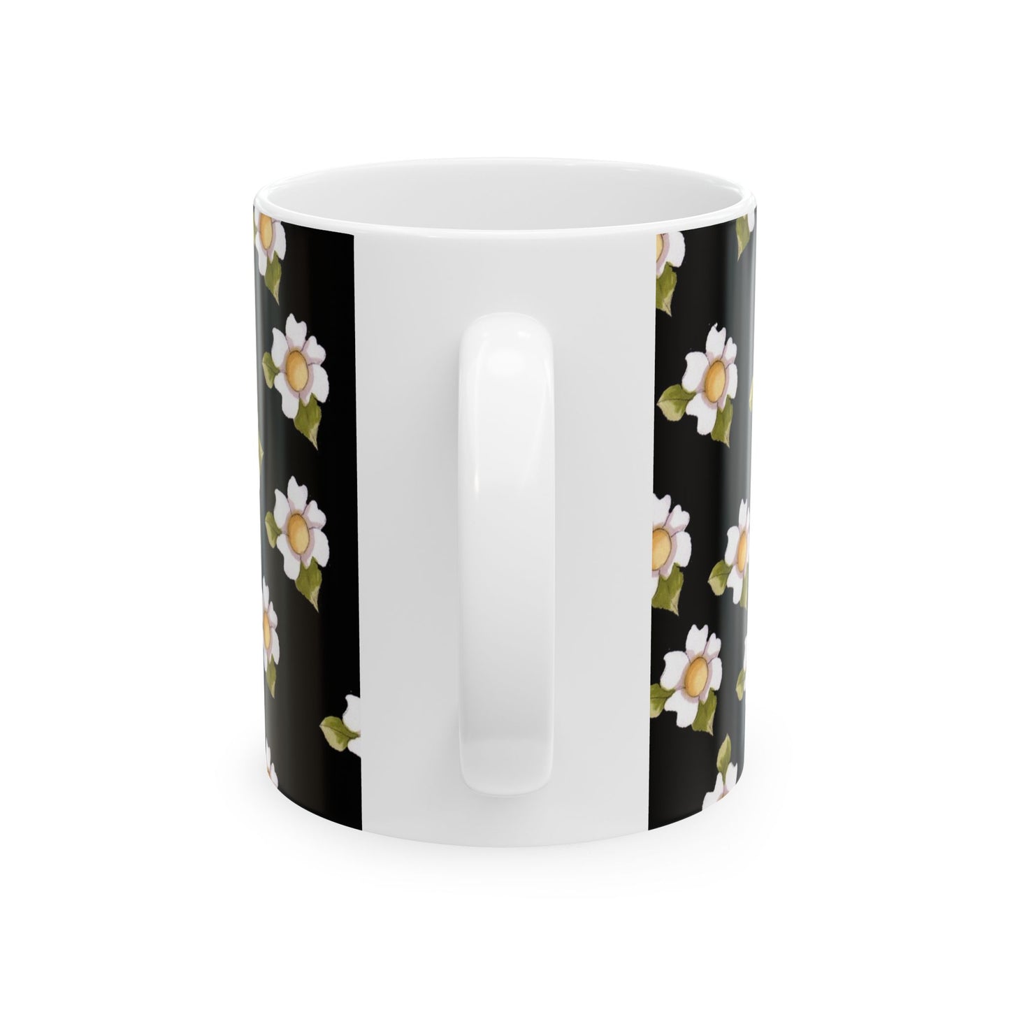Daisies Black Cup
