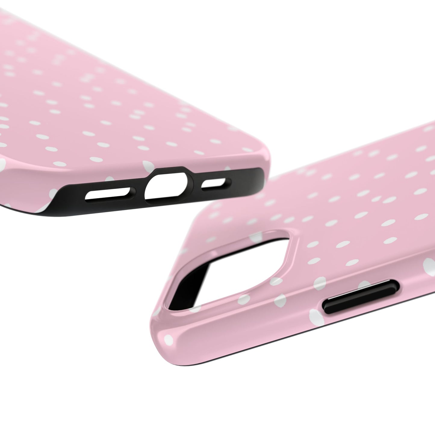 Space Dots Pink / White Phone Case