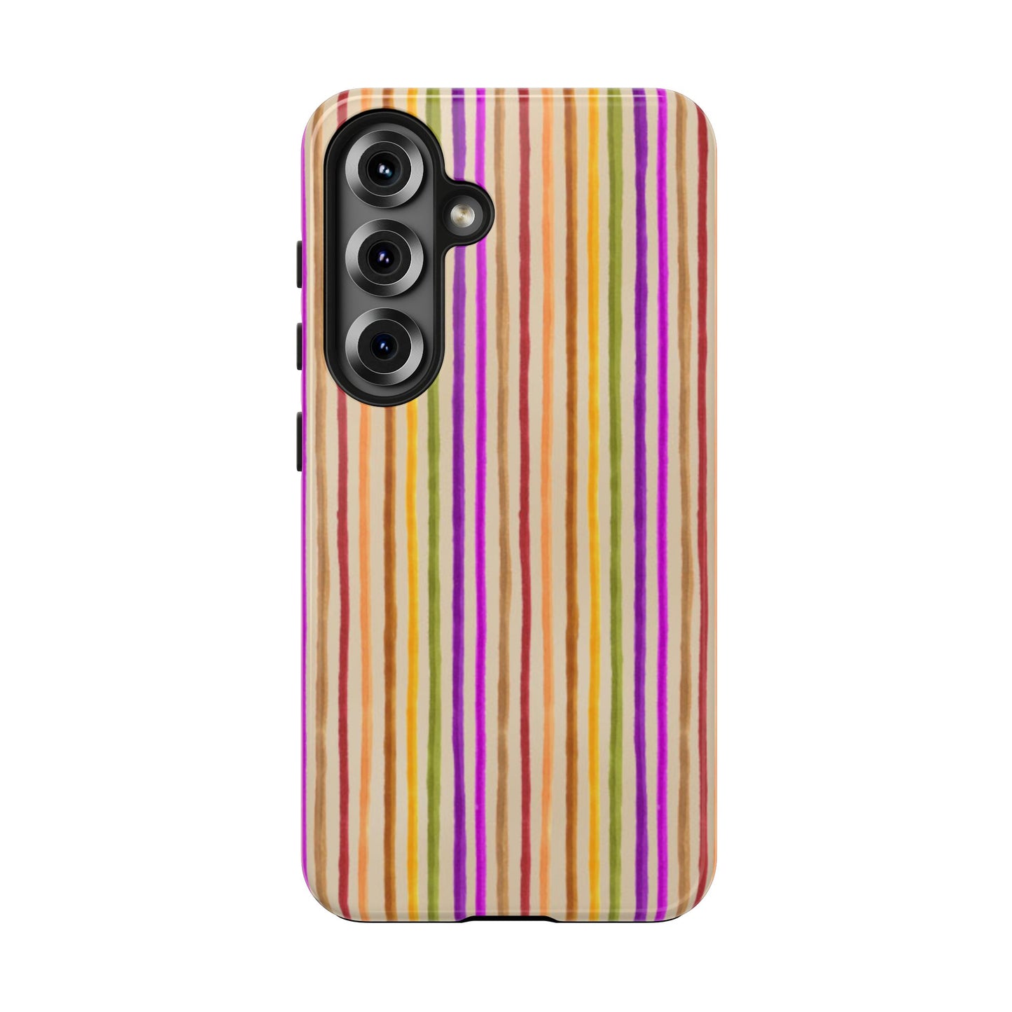 Spice Stripe Muslin Phone Case
