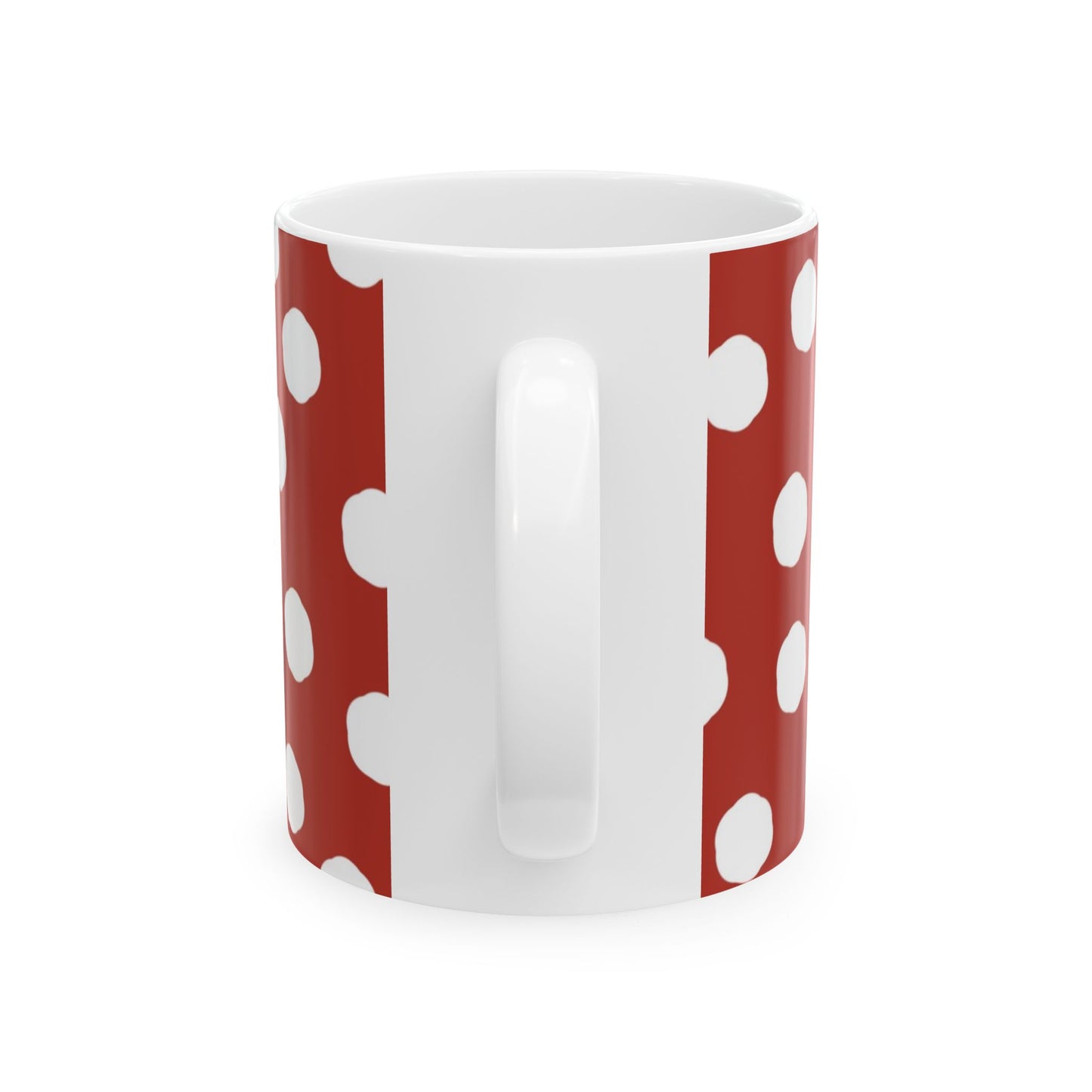 Jumbo Dots Red / White Cup