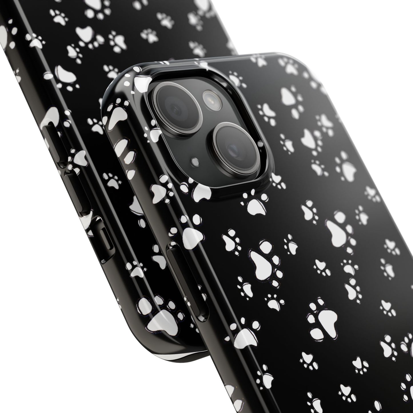 Paw Flakes Black Phone Case