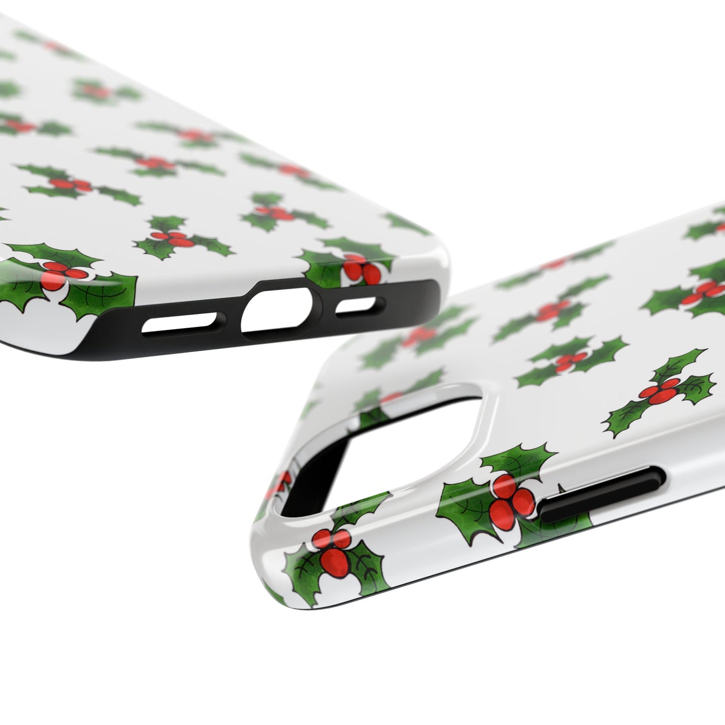 Lotsa Holly White Phone Case