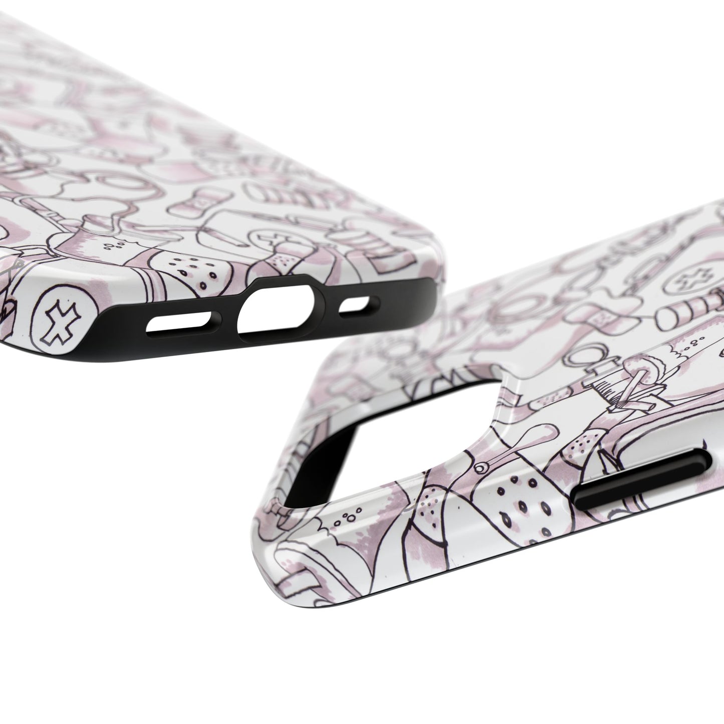 Med Stuff White Phone Case