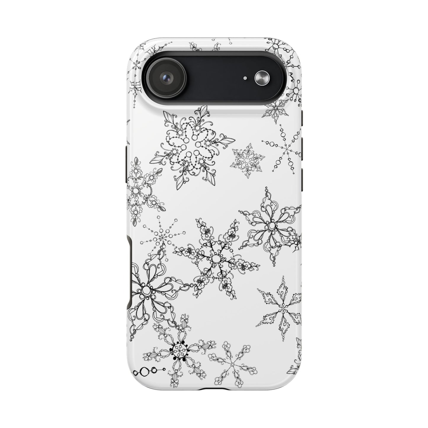 Random Flakes White Phone Case