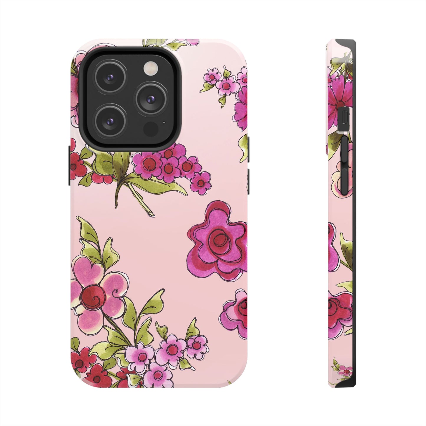 Jumbo Floral Pink Phone Case