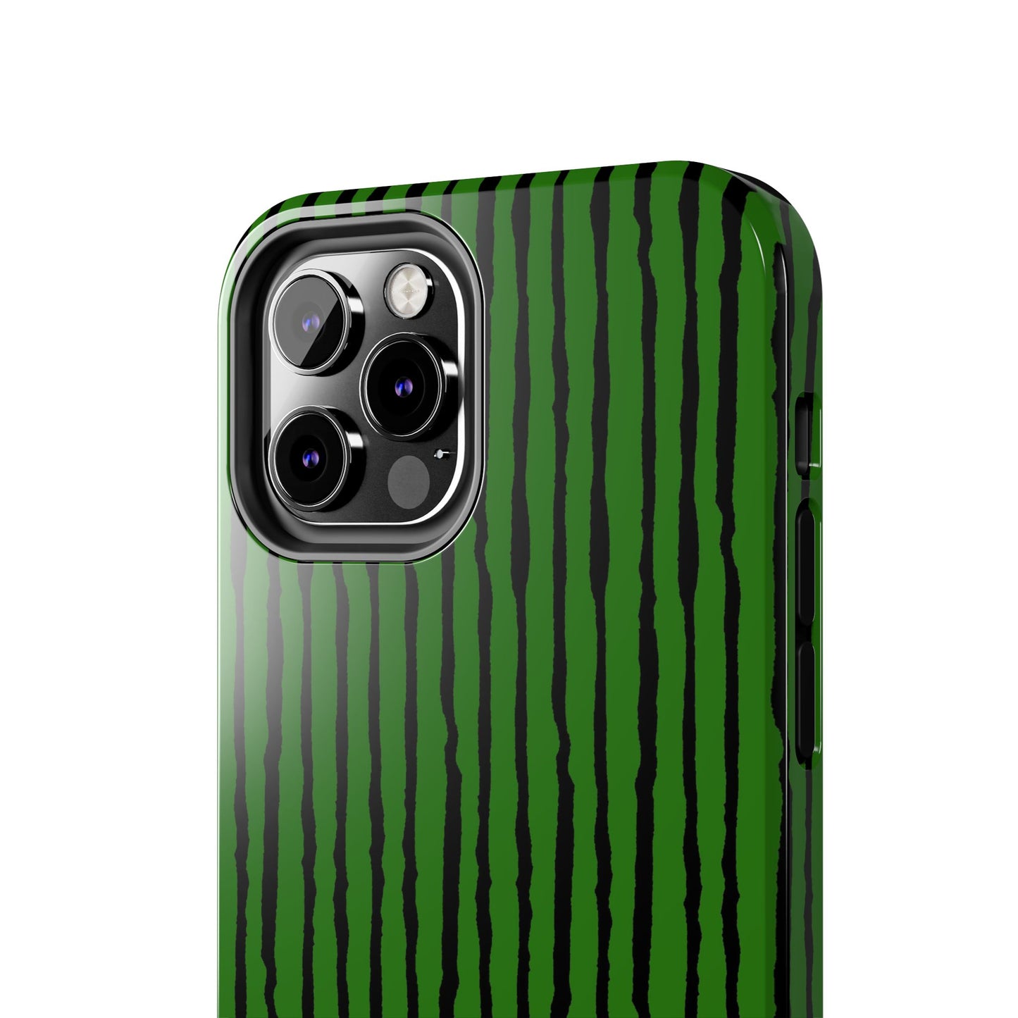 Sorta Stripe Green / Black Phone Case