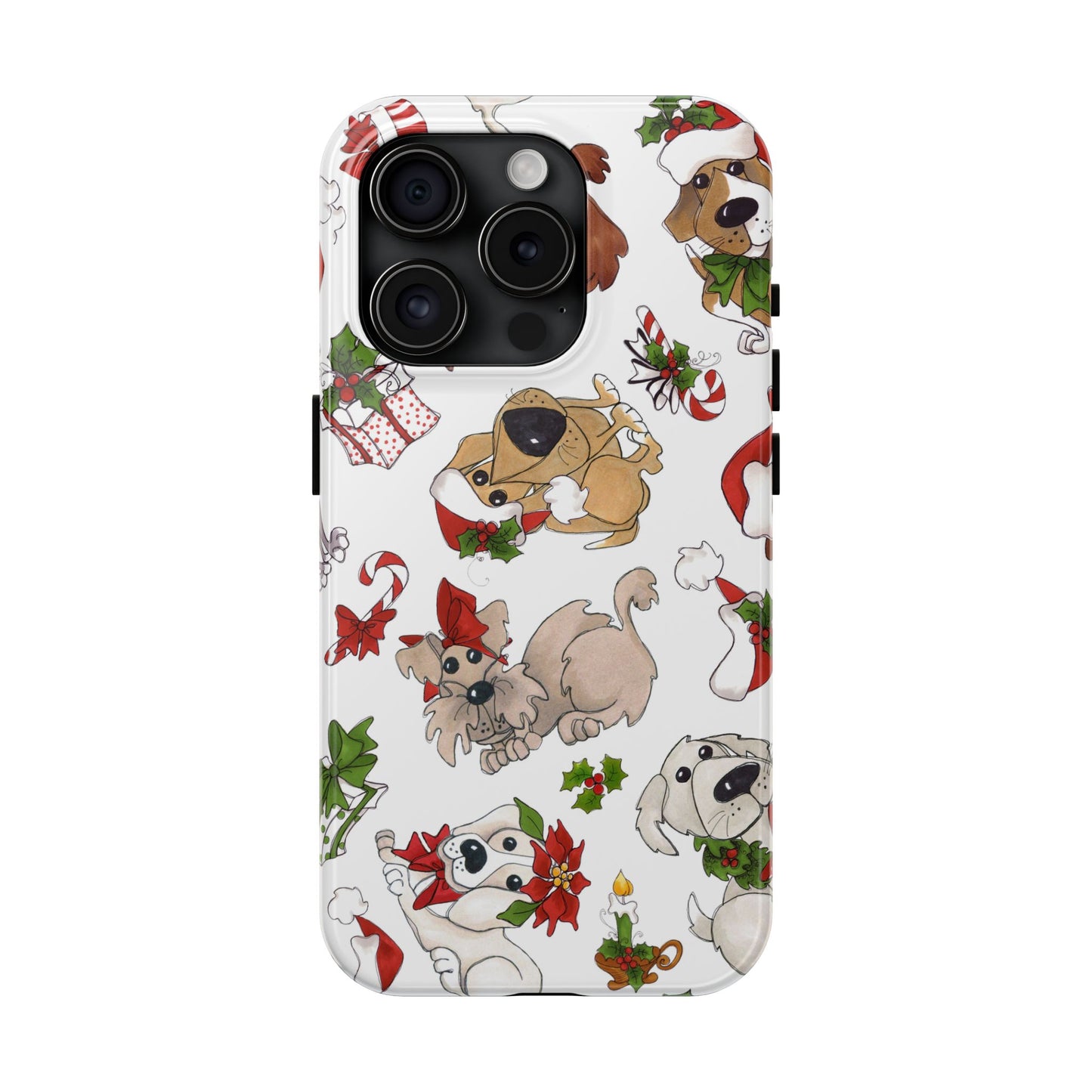 Doggie Toss White Phone Case