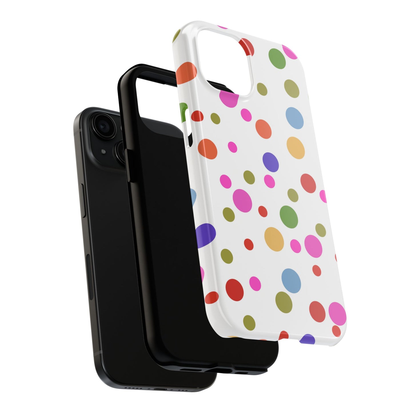 Dot Assortment White Phone Case
