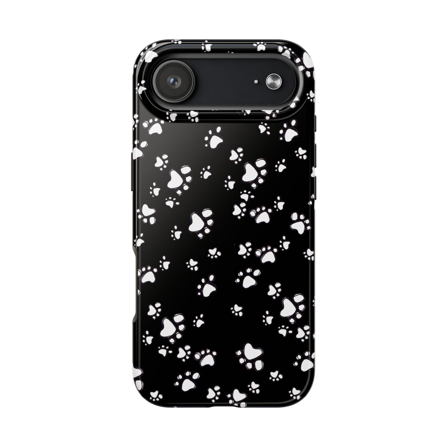 Paw Flakes Black Phone Case