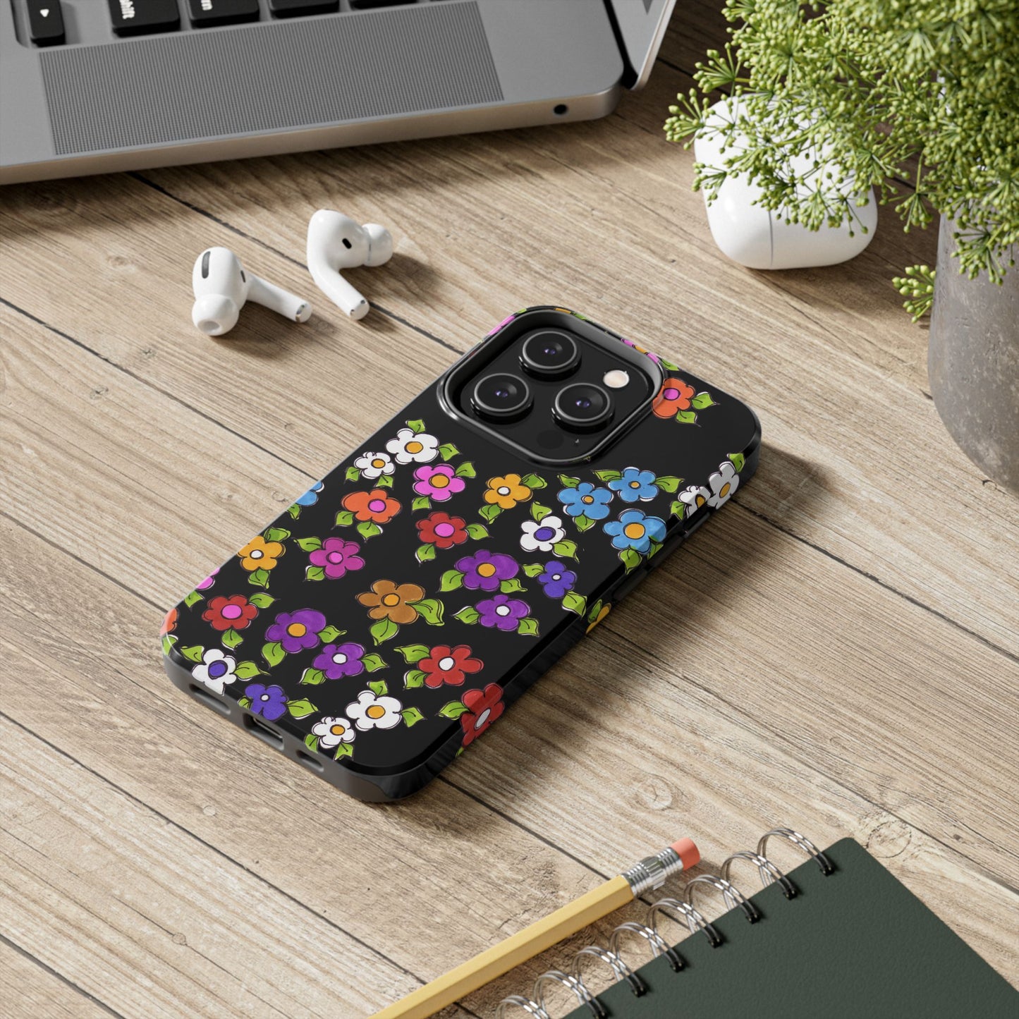 Fancy Dog Daisies Phone Case