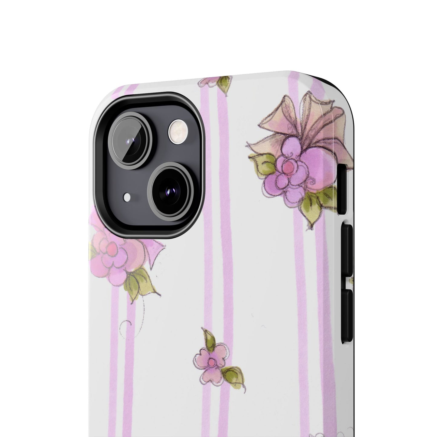 Flower Model Flower Stripe Phone Case