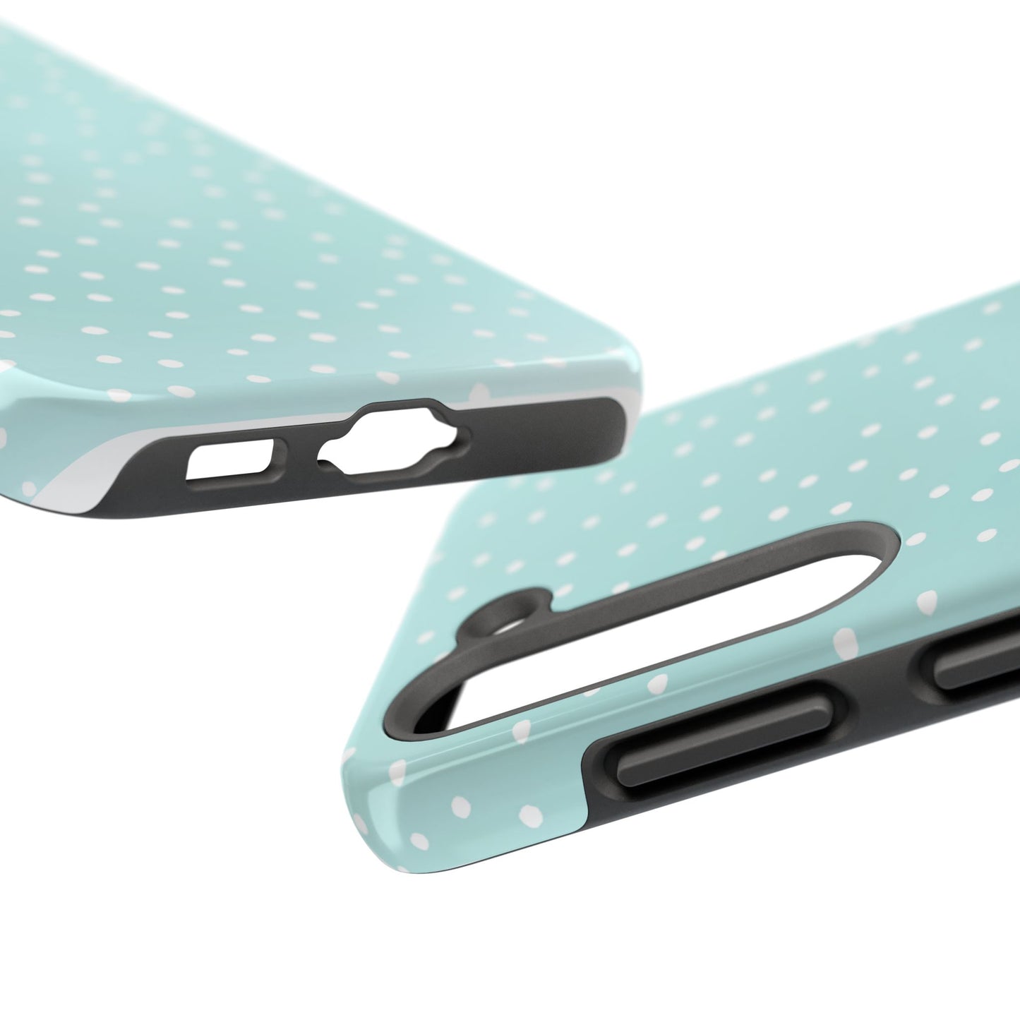 Petite Dots Seafoam / White Phone Case
