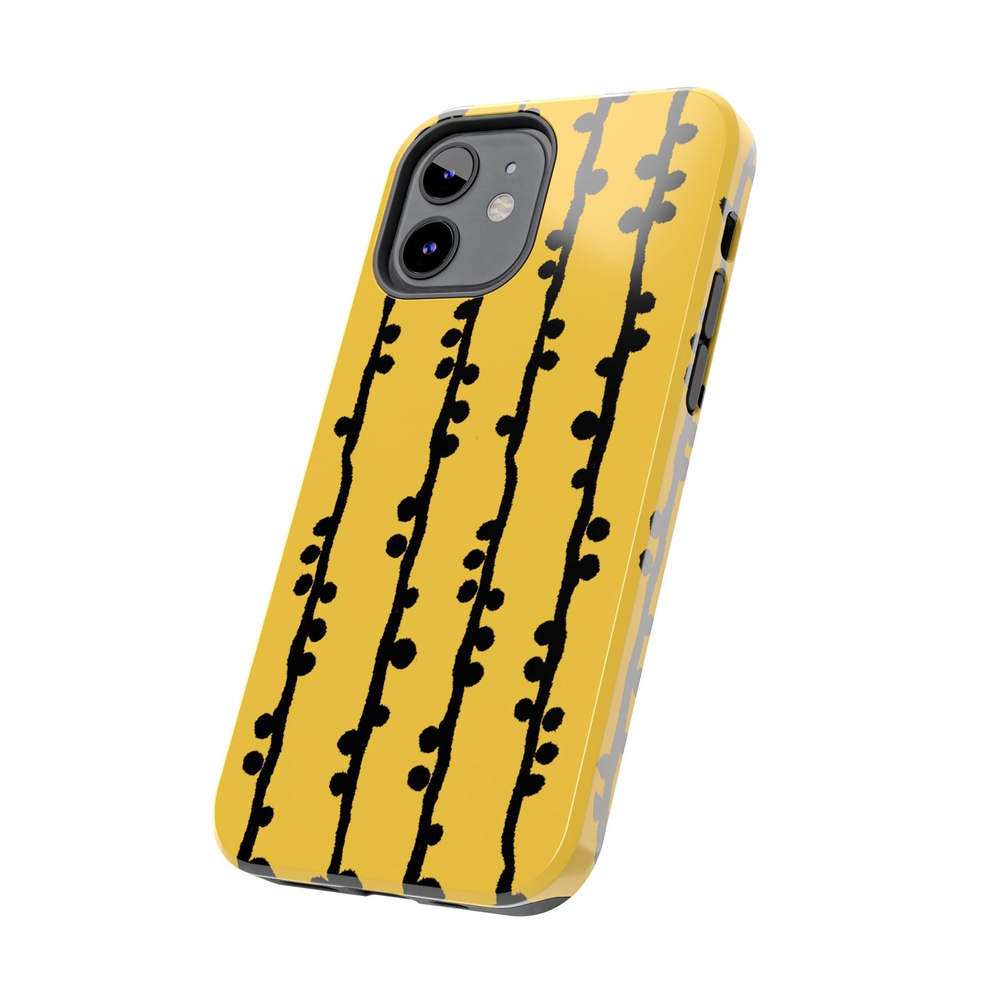 Loopy Stripe Yellow Phone Case