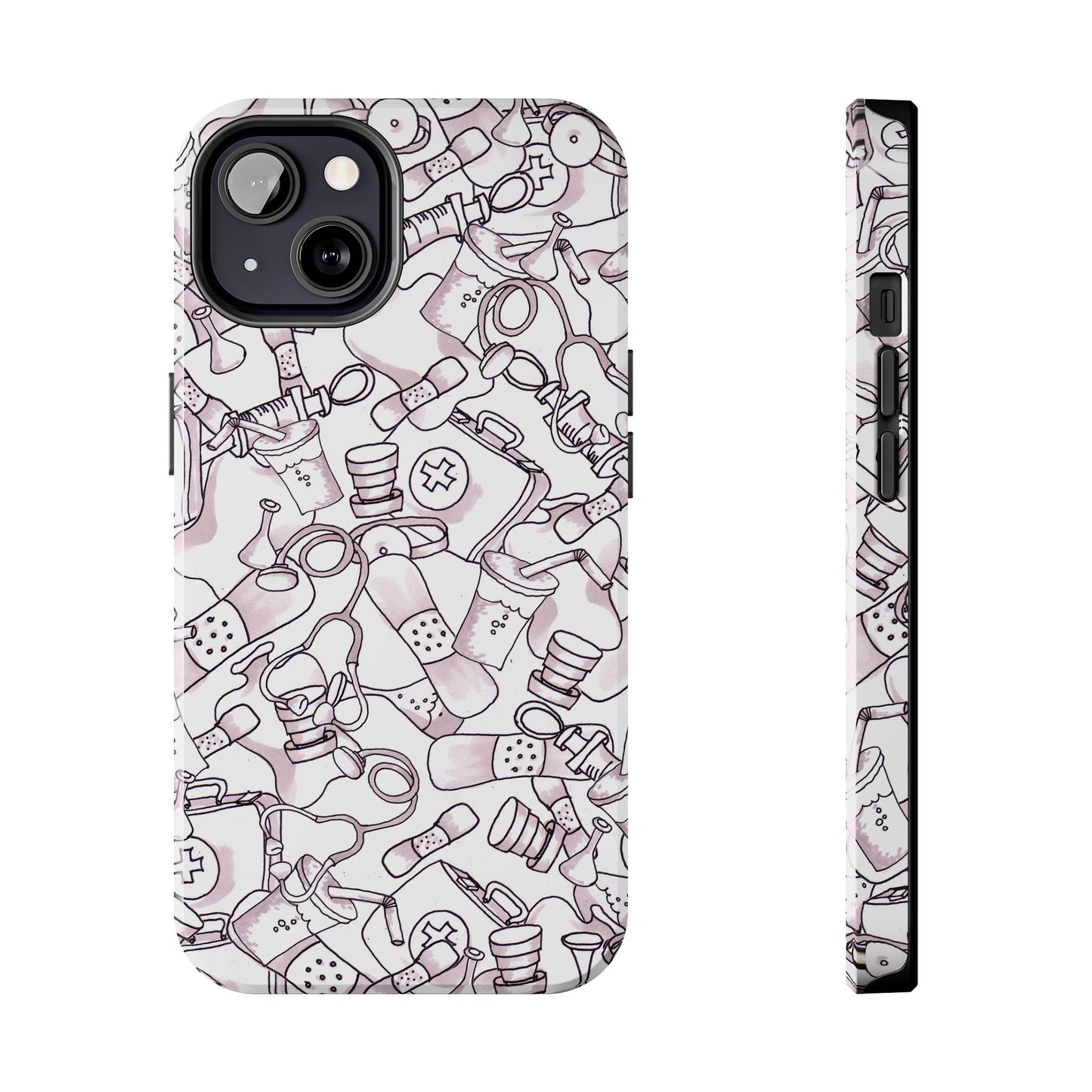 Med Stuff White Phone Case