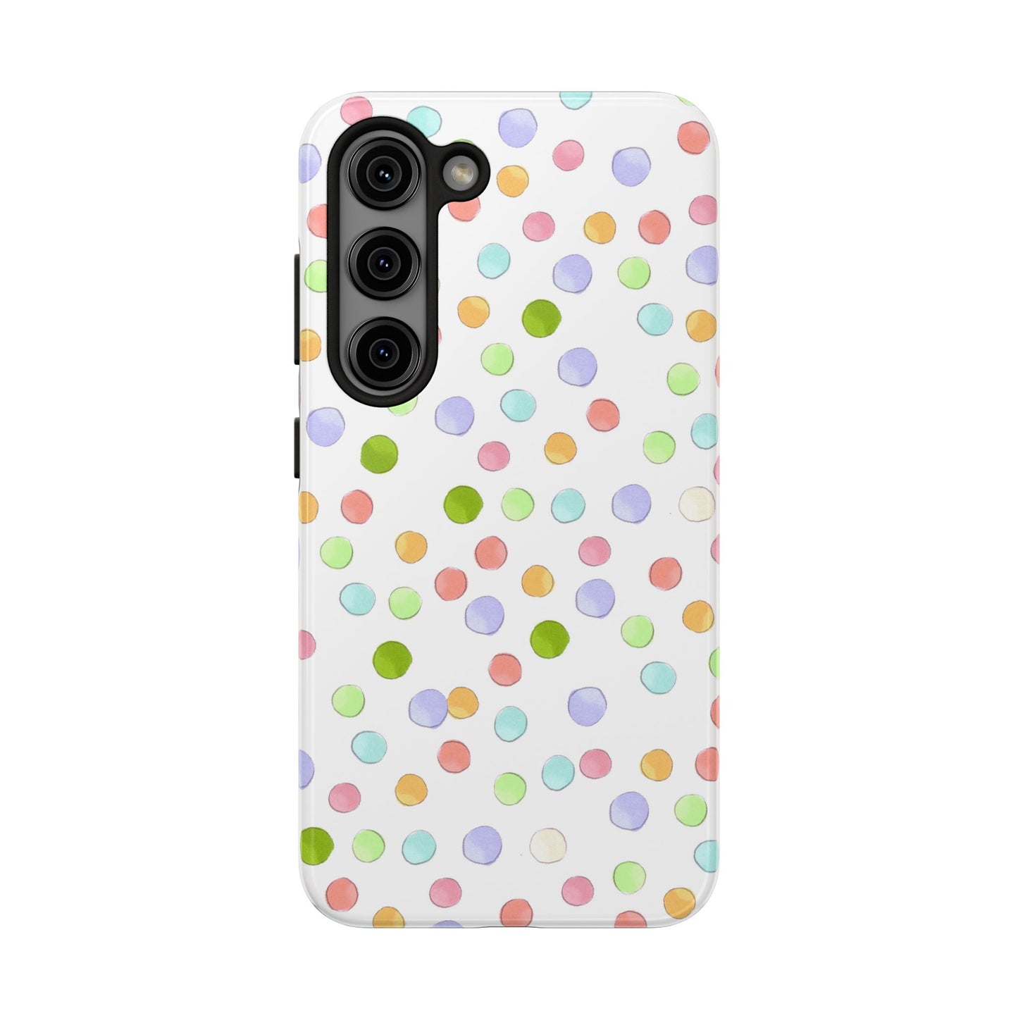 Happy Dots White Phone Case