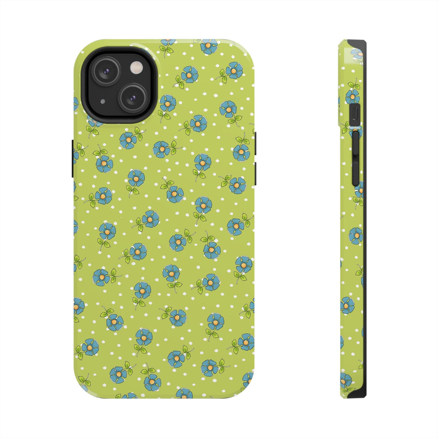 Daisy Dots Green Phone Case