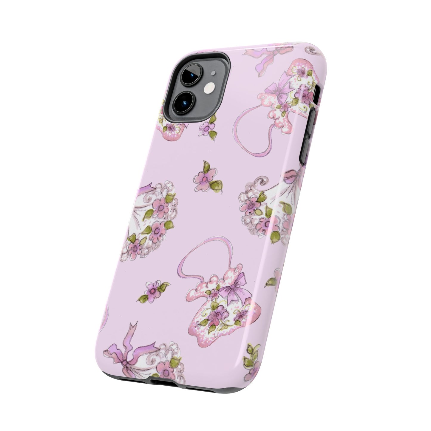 Flower Model Hand Bag Phone Case