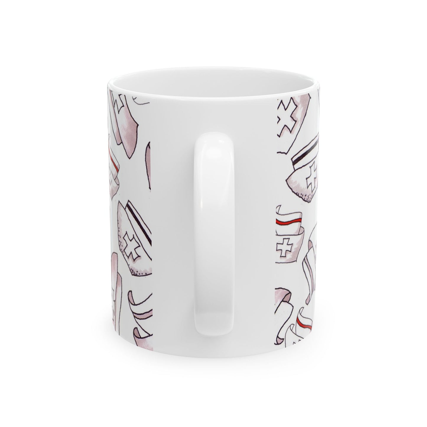 Happy Hats White Cup