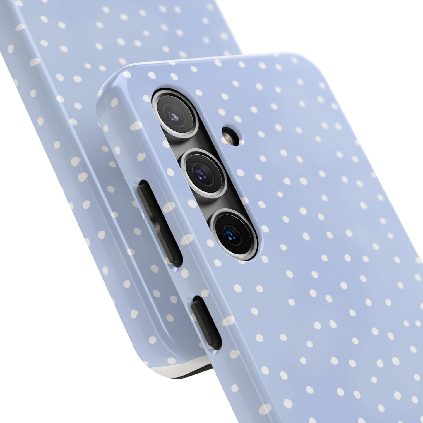 Petite Dots Blue / White Phone Case