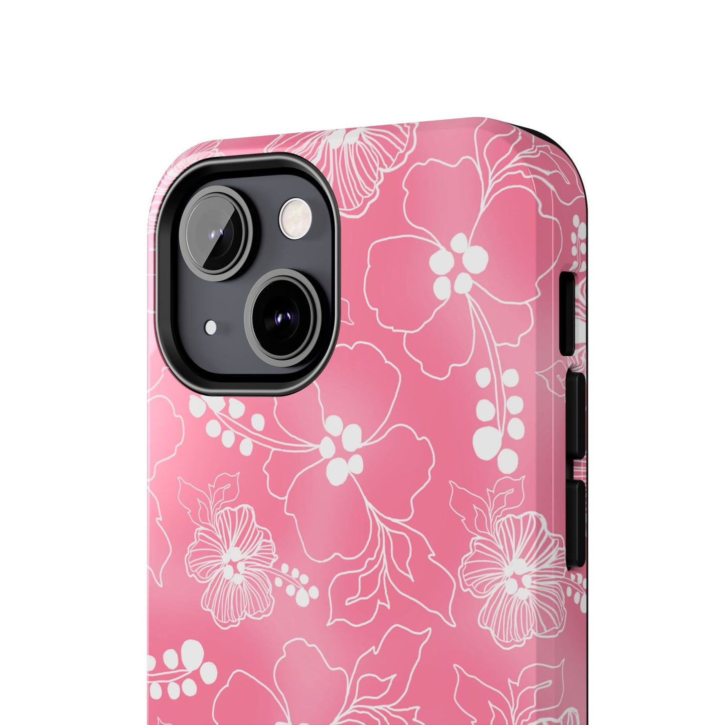 Lacey Hibiscus Pink Phone Case