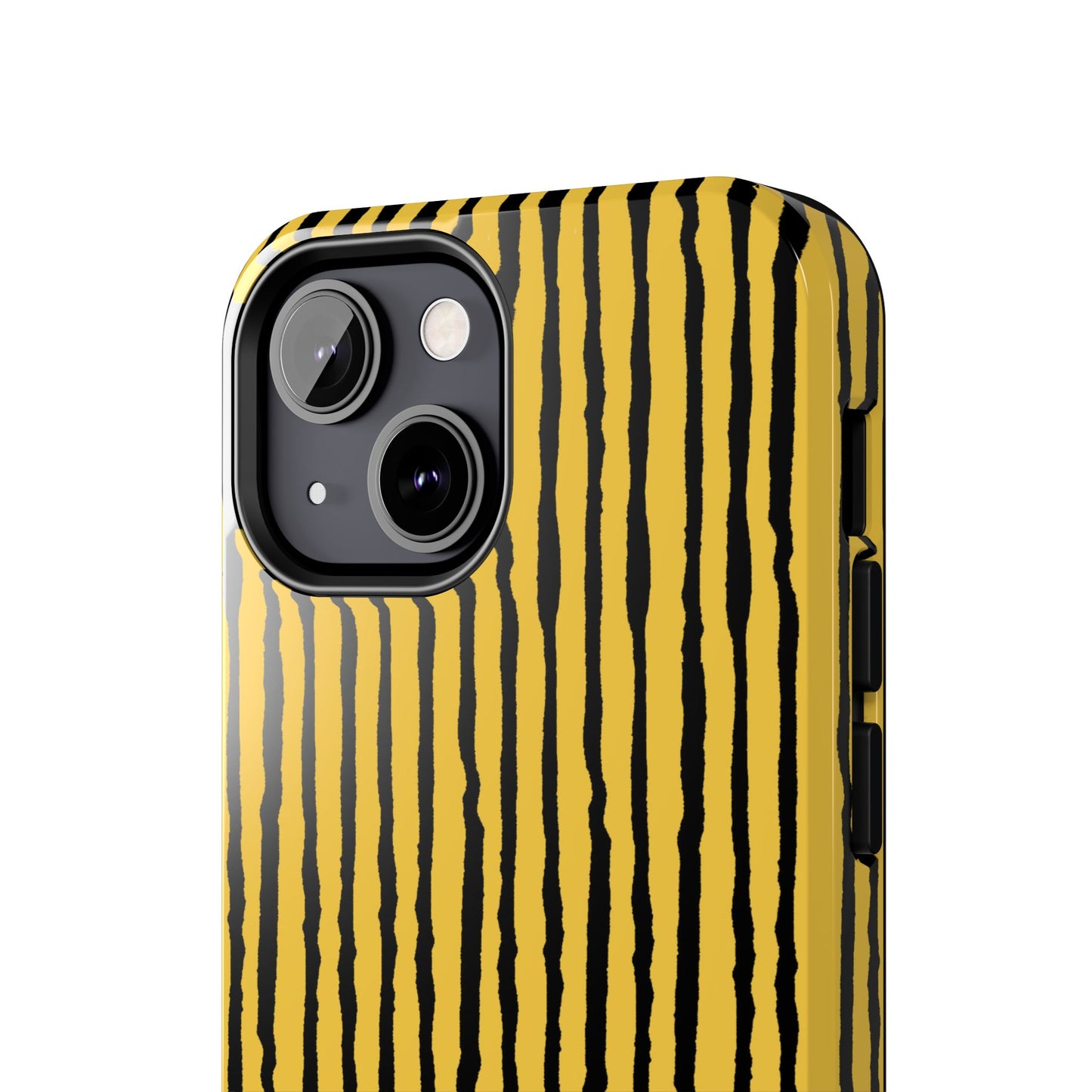 Sorta Stripe Yellow / Black Phone Case