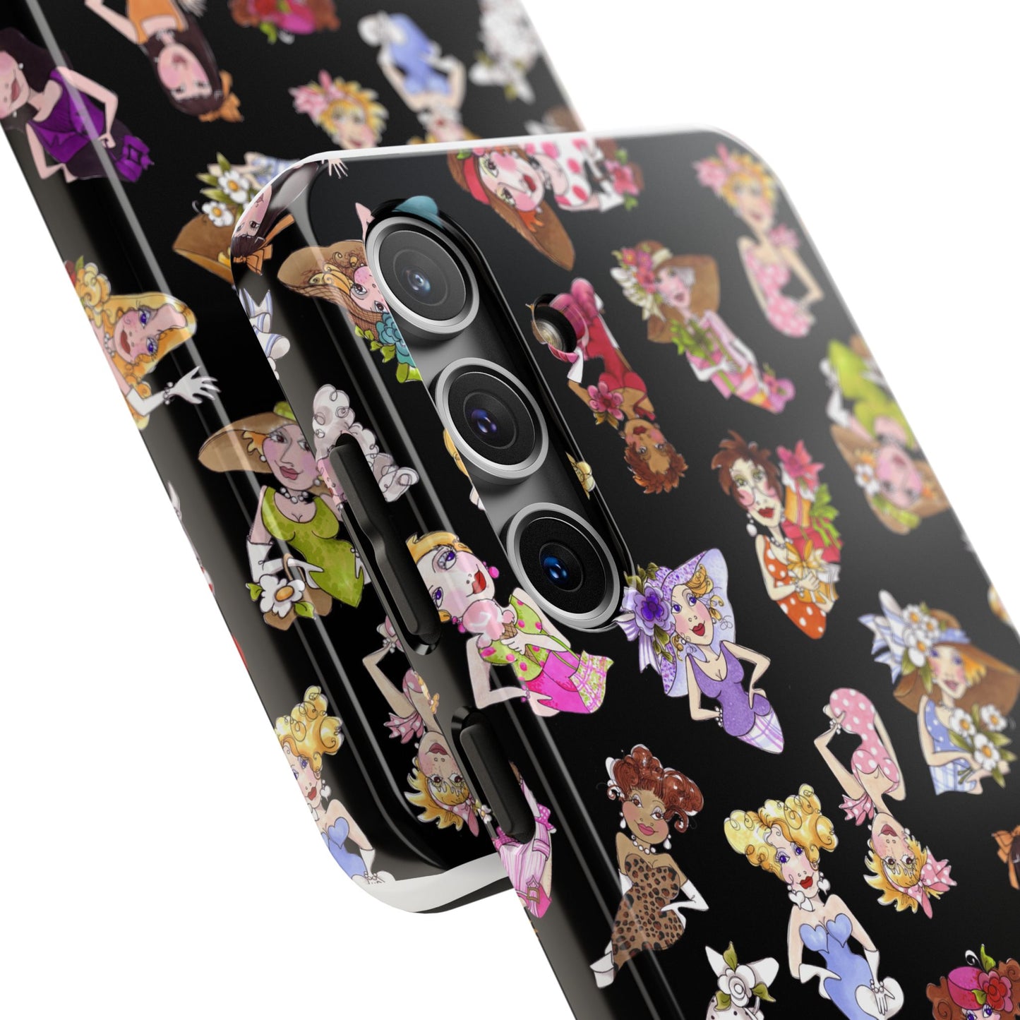 Fast Women Tossed Black Phone Case