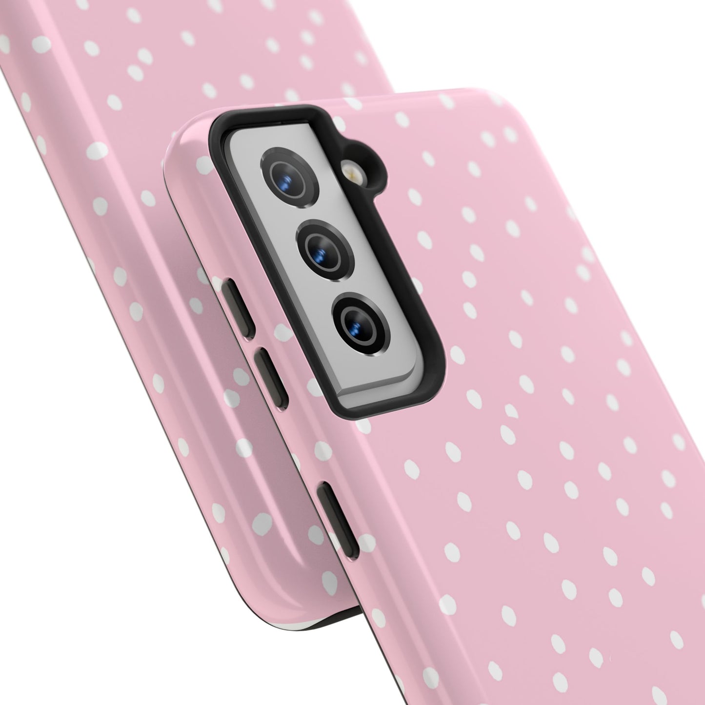 Space Dots Pink / White Phone Case
