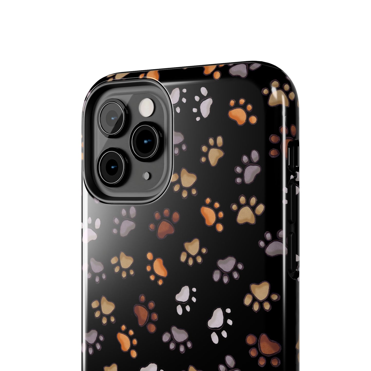 Puppy Paws Black Phone Case