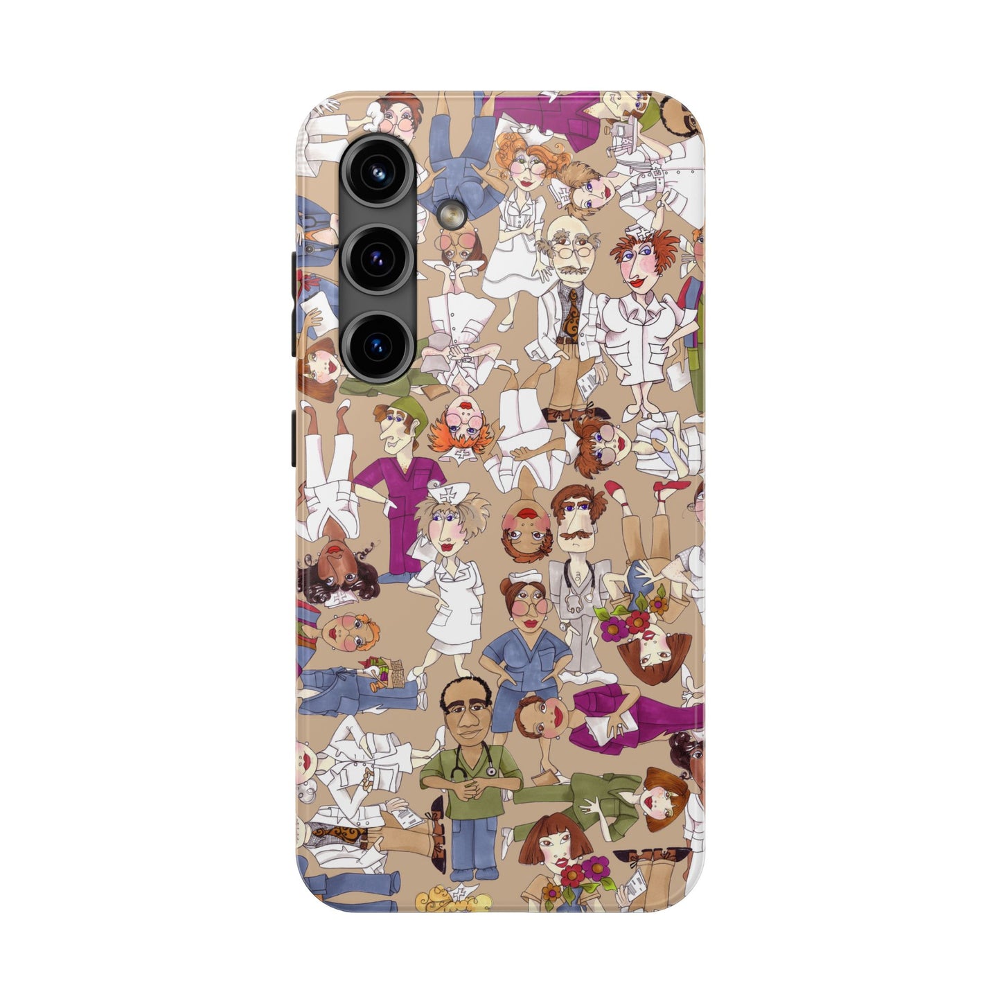 Diverse Nurse Khaki Phone Case