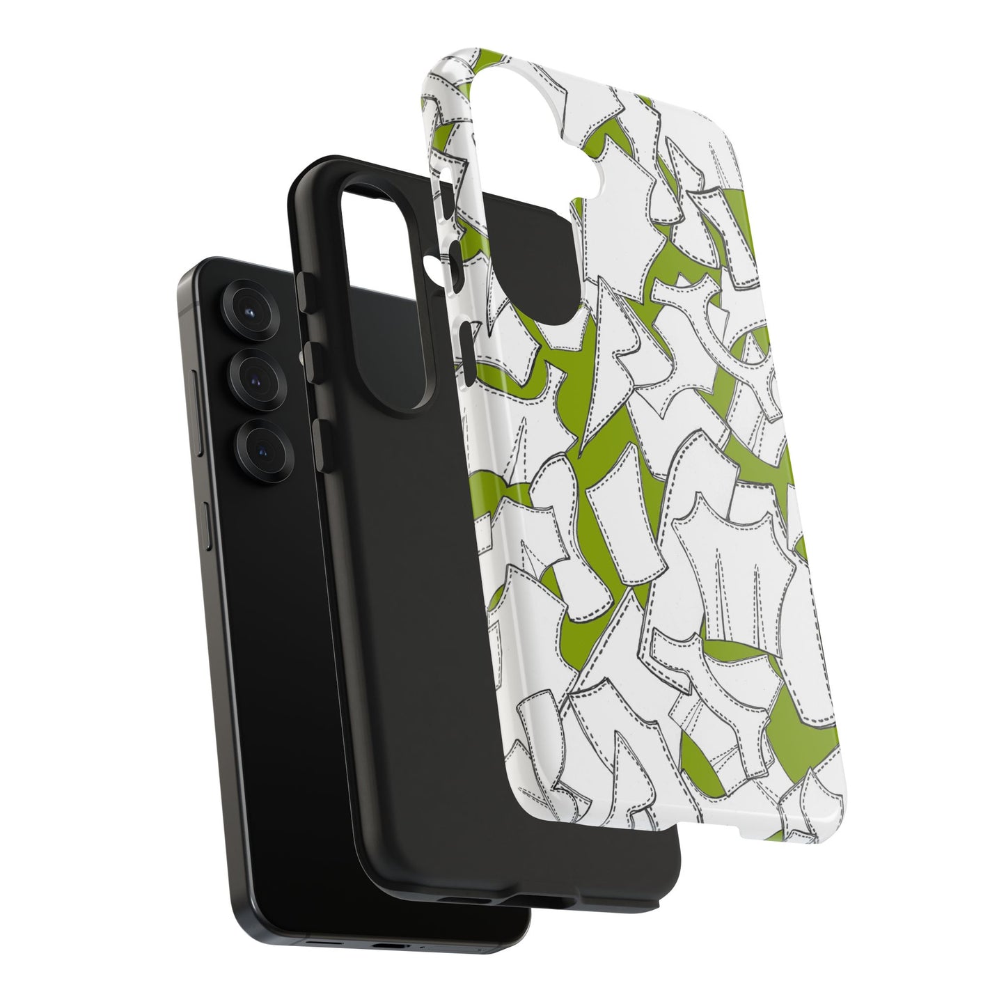 Pattern Pieces Chartreuse Phone Case