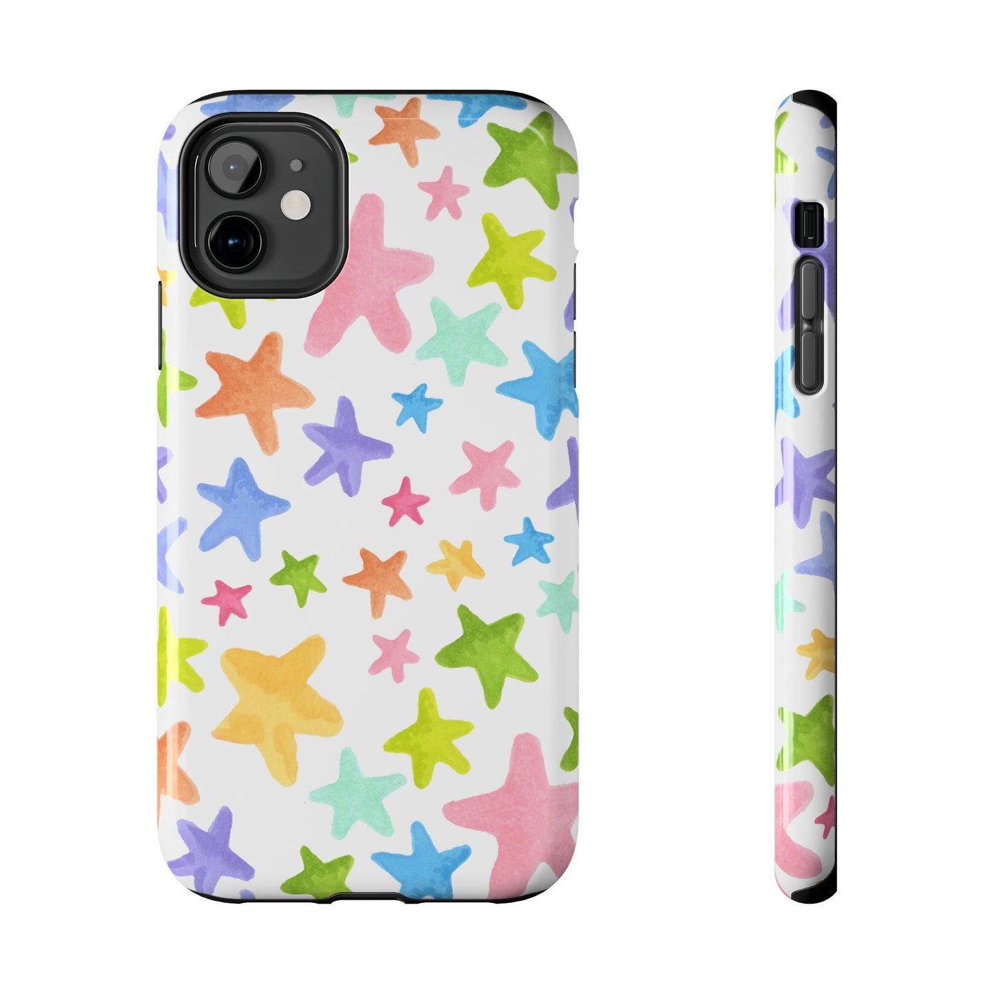 Happy Stars White Phone Case