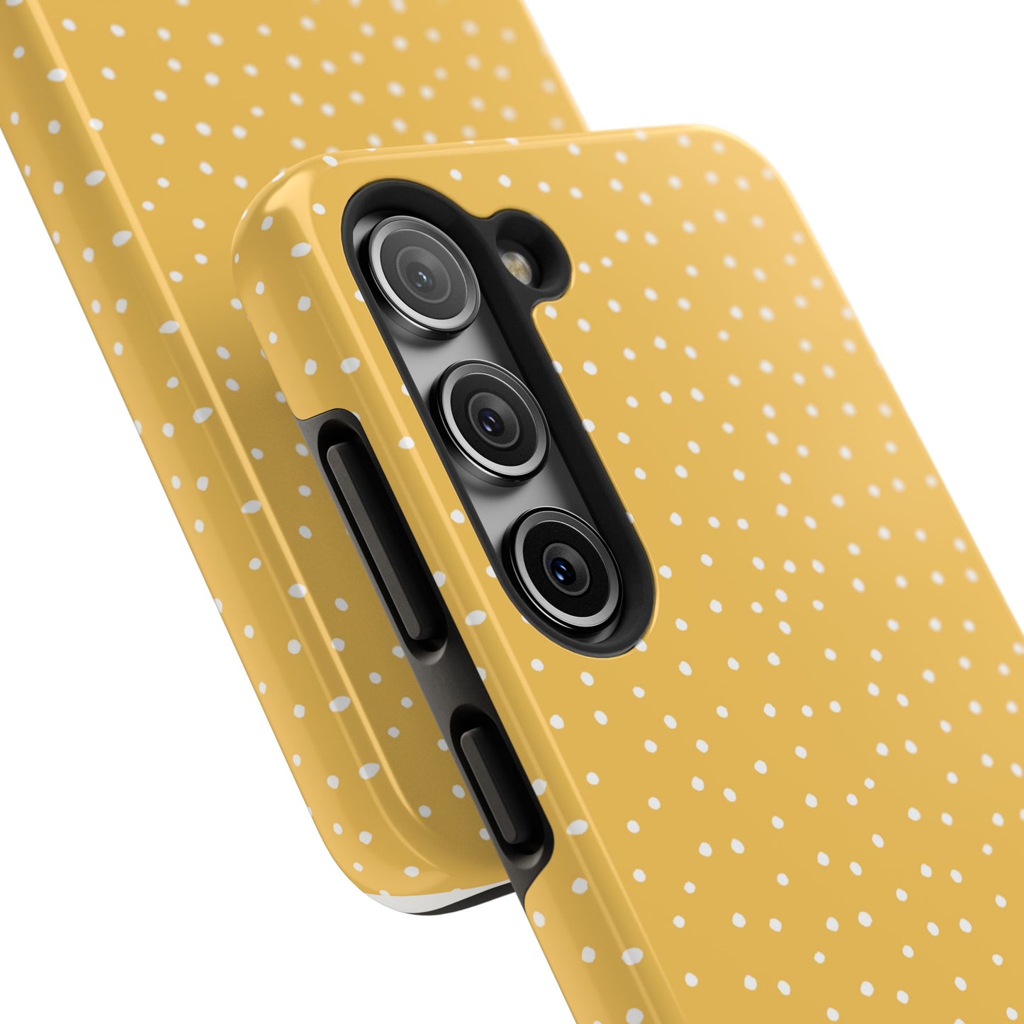 Dinky Dots Yellow / White Phone Case