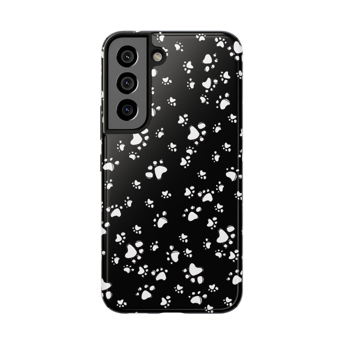 Paw Flakes Black Phone Case