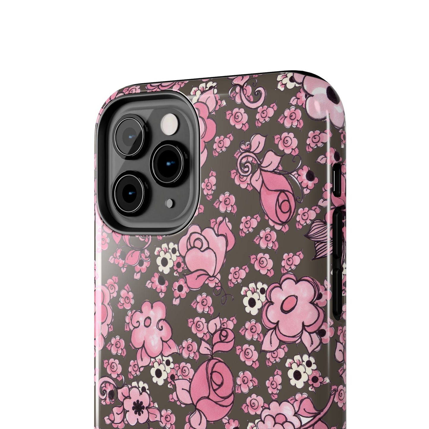 Profuse Posies Mocha Phone Case
